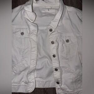 LOFT White Cotton Jacket